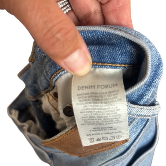 Denim Forum Jeans Women's The Lola High Rise Skinny Size 28 - Picture 8 of 10